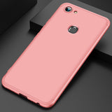 For VIVO Y83 Fingerprint Slim 3 in 1 Hybrid Hard Case Full Body 360 Degree Protection Back Cover Rose gold