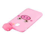 For Redmi 8A 3D Cartoon Painting Back Cover Soft TPU Mobile Phone Case Shell Little pink pig