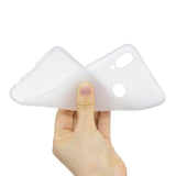 For Samsung A10S A20S Shockproof TPU Back Cover Soft Candy Color Frosted Surface Mobile Phone Case white