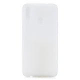 For Samsung A10S A20S Shockproof TPU Back Cover Soft Candy Color Frosted Surface Mobile Phone Case white
