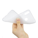 For Samsung A10S A20S Shockproof TPU Back Cover Soft Candy Color Frosted Surface Mobile Phone Case white
