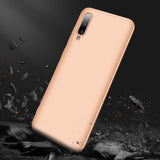 For Samsung A70 Ultra Slim PC Back Cover Non-slip Shockproof 360 Degree Full Protective Case gold