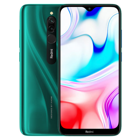 Xiaomi Redmi 8 Global ROM 2 SIM Card Fingerprint LCD Smart Phone green_4+64G