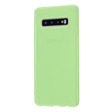 For Samsung S10/S10E/S10 Plus Cellphone Case Precise Cutouts Simple Profile Soft TPU Mobile Phone Shell Sakura pink