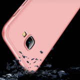For Samsung J4 Plus/ J4 Prime 3 in 1 360 Degree Non-slip Shockproof Full Protective Case red_Samsung J4 Plus/ J4 Prime