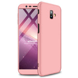 For Samsung J6 Plus/ J6 Prime 3 in 1 360 Degree Non-slip Shockproof Full Protective Case Rose gold_Samsung J6 Plus/ J6 Prime
