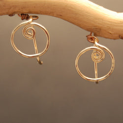 Curly Post - Silver