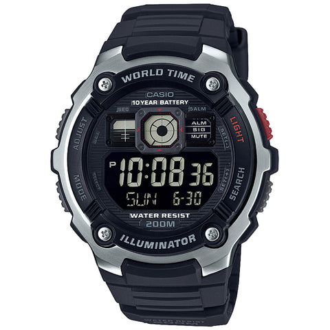 Casio Men's Digi Resin Black