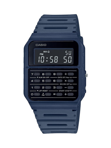 Casio Men's Navy 8 Digit Calculator Watch