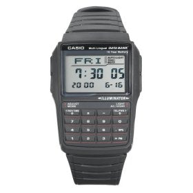 Casio Men's DBC32-1A Data Bank Black Digital Watch