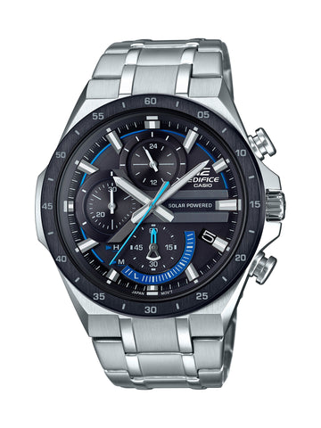 Casio Men's Solar Powered Edifice Stainless Steel Watch