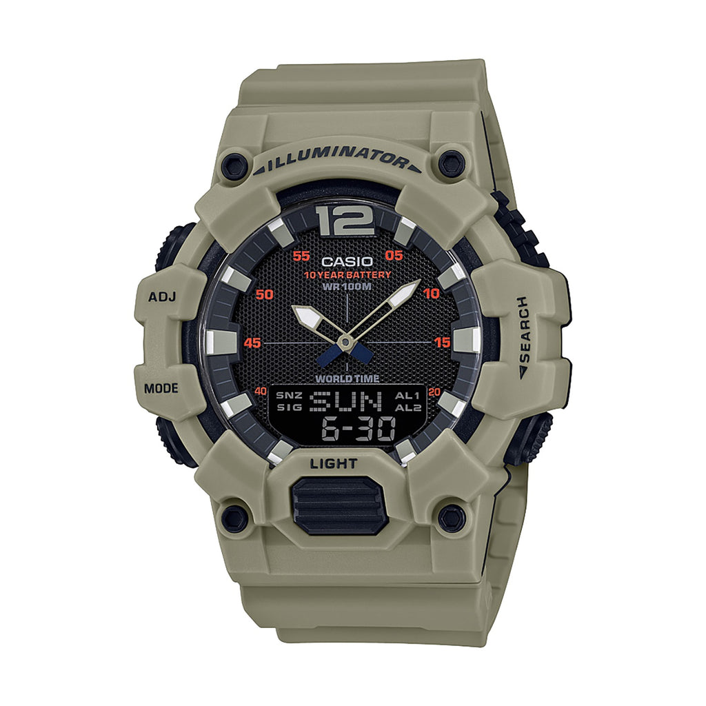 Casio Men's Analog-Digital World Time Watch