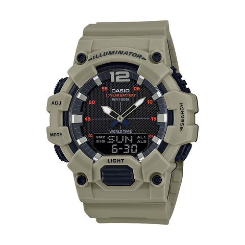 Casio Men's Analog-Digital World Time Watch