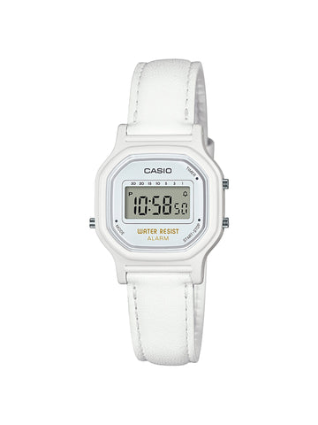 Casio Women's 'Classic' Quartz Resin Casual Watch, Color White (Model: LA-11WL-7ACF)