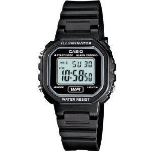 Casio Women's LA20WH-1ACF Classic Digital Black Resin Watch