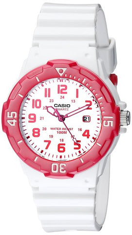 Casio Sports 3-Hand Analog White Dial Women's Watch