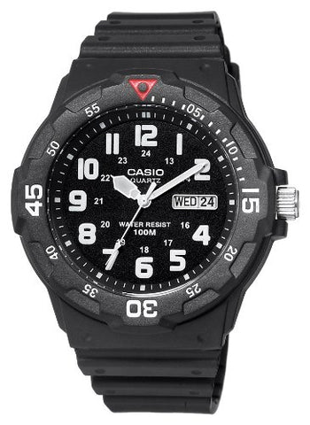 Casio Men's MRW200H-1BV Black Resin Dive Watch