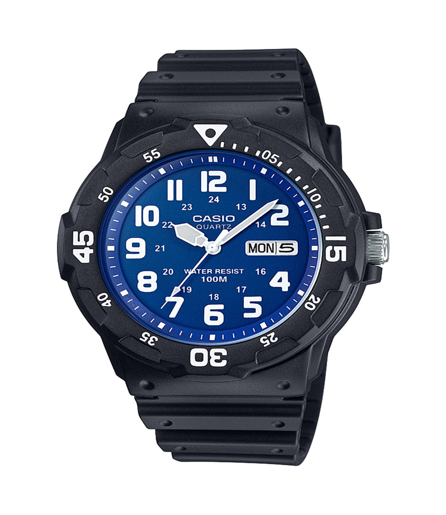 Casio Men's MRW200H-2B2V Classic Analog Quartz Black Watch