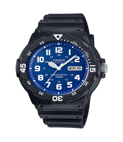 Casio Men's MRW200H-2B2V Classic Analog Quartz Black Watch