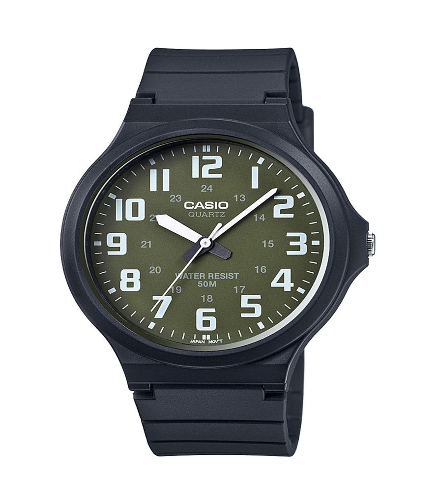 Casio Men's 'Easy To Read' Quartz Black Casual Watch (Model: MW240-3BV)