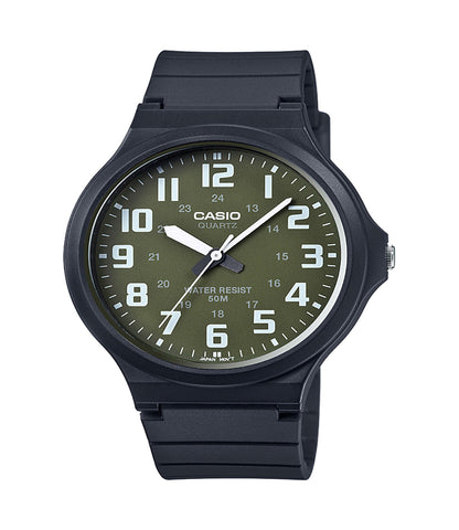 Casio Men's 'Easy To Read' Quartz Black Casual Watch (Model: MW240-3BV)