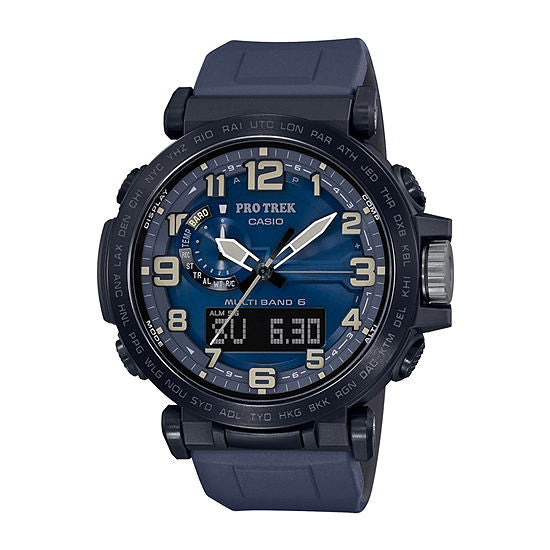 Casio Pro Trek Men's Atomic Time Blue Strap Watch