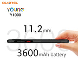 OUKITEL Y1000  6.1inch Waterdrop Display Mobile Phone 8MP+5MP 2G+32G Dual SIM 4 Core Android Phone Navy blue