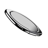 Universal Metal Bracket 360 Flexible Rotation Finger Ring Phone Stand Desktop Stand Silver