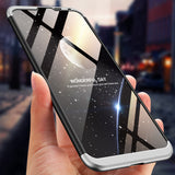 For HUAWEI Y7 2019 Ultra Slim PC Back Cover Non-slip Shockproof 360 Degree Full Protective Case Rose gold