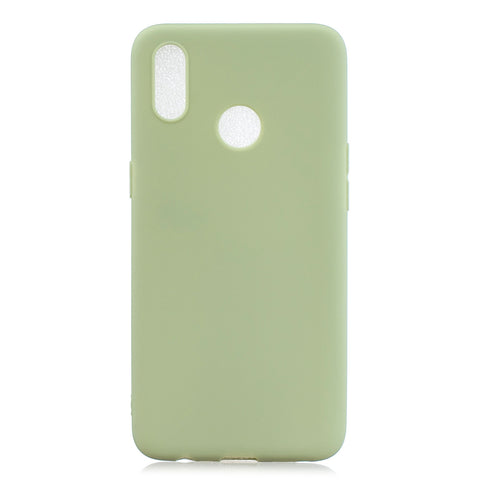 For OPPO Realme 3 pro Lovely Candy Color Matte TPU Anti-scratch Non-slip Protective Cover Back Case 10