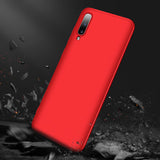 For Samsung A70 Ultra Slim PC Back Cover Non-slip Shockproof 360 Degree Full Protective Case red