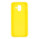 for Samsung A6 2018 Lovely Candy Color Matte TPU Anti-scratch Non-slip Protective Cover Back Case dark pink