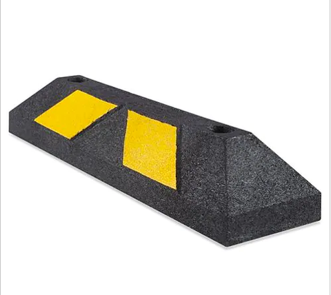 Heavy Duty Rubber Parking Curb Guide Car Garage Wheel Stop Stoppers by GrannPrise **