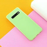 For Samsung S10/S10E/S10 Plus Cellphone Case Precise Cutouts Simple Profile Soft TPU Mobile Phone Shell Taro purple