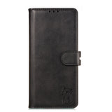 For XiaoMI 10 Pro Mobile Phone Cover PU Leather Front Buckle Smart Shell Anti-fall Phone Case 1 black