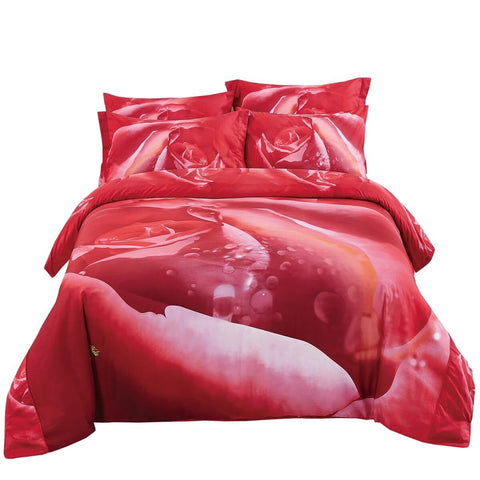 DM510K Dolce Mela Floral Bedding - Rosa, Luxury Duvet Cover Set