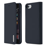 DUX DUCIS For iPhone 6 plus / 6s plus Luxury Genuine Leather Magnetic Flip Cover Full Protective Case with Bracket Card Slot black