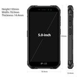 Ulefone Armor X6 Phone 5.0inch HD Screen 2G RAM+16GB ROM Memory 5MP+8MP Camera 4000mAh Battery Android 9.0 OS yellow