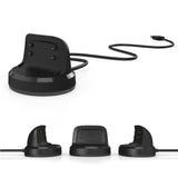 Wireless Charger Portable Fast Charging Pad Stand for Samsung Gear Fit 2 black