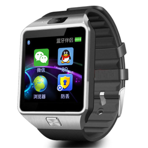 SIMU Sports Smart Watch SIM Card  Bluetooth 3.0 Message Reminder Electronic Watch gray