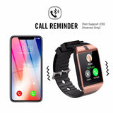SIMU Sports Smart Watch SIM Card  Bluetooth 3.0 Message Reminder Electronic Watch white