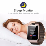 SIMU Sports Smart Watch SIM Card  Bluetooth 3.0 Message Reminder Electronic Watch white