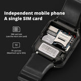 SIMU Sports Smart Watch SIM Card  Bluetooth 3.0 Message Reminder Electronic Watch black