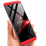 For VIVO Y71 Slim 3 in 1 Hybrid Hard Case Full Body 360 Degree Protection Back Cover blue