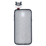 For Redmi 8A 3D Cartoon Painting Back Cover Soft TPU Mobile Phone Case Shell Cute husky