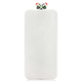 For Samsung A11 Soft TPU Back Cover Cartoon Painting Mobile Phone Case Shell with Bracket Striped Bear