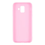for Samsung A6 2018 Lovely Candy Color Matte TPU Anti-scratch Non-slip Protective Cover Back Case white