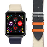 LEMFO LEM10 4G Smart Watch Android 7.1 3G RAM 32G ROM 1.88 inch Big Screen LTE 4G Sim Camera GPS WIFI Heart Rate Nylon silver_32GB