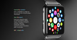 LEMFO LEM10 4G Smart Watch Android 7.1 3G RAM 32G ROM 1.88 inch Big Screen LTE 4G Sim Camera GPS WIFI Heart Rate Nylon silver_32GB