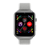 LEMFO LEM10 4G Smart Watch Android 7.1 3G RAM 32G ROM 1.88 inch Big Screen LTE 4G Sim Camera GPS WIFI Heart Rate Nylon silver_32GB